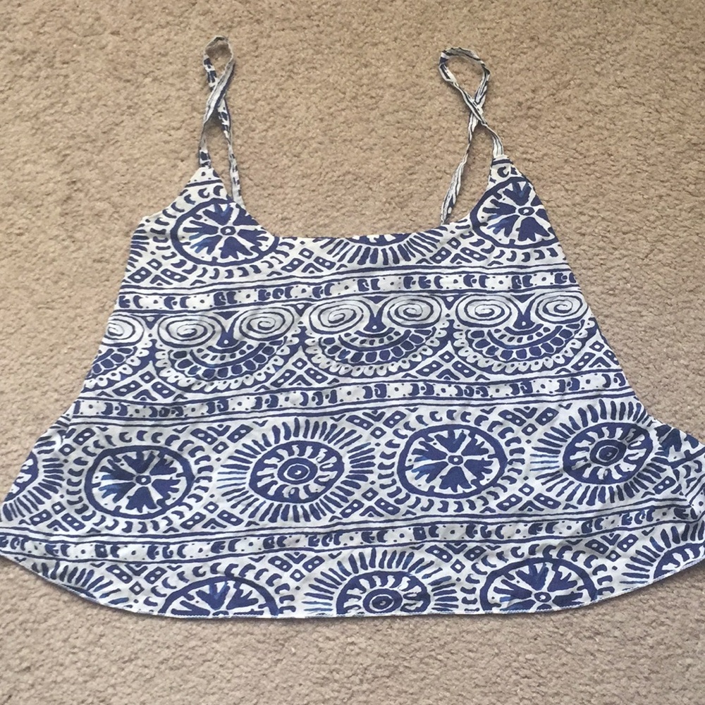Bohemian Crop Top Size Small